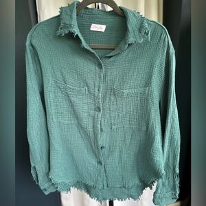 Pink Lily oversized shirt size XS